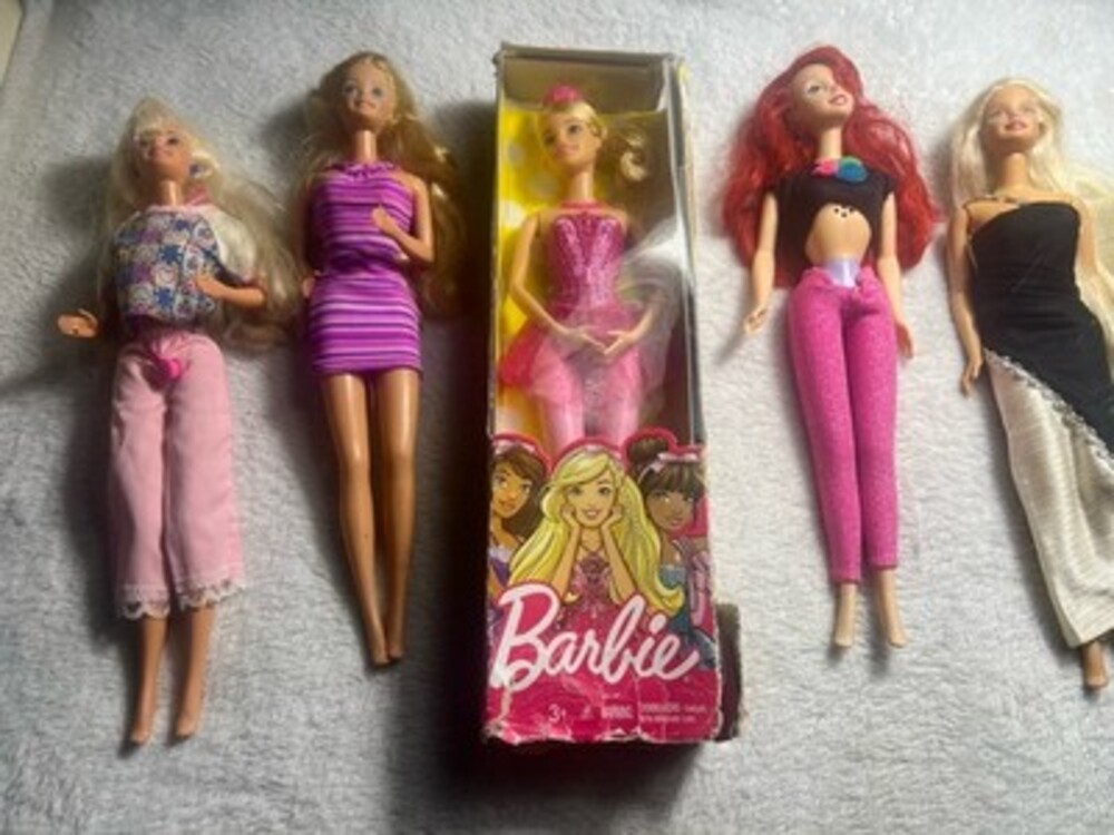 Vintage Barbie Doll Lot of 5 - Y2K Generation Girl Bedtime NIB Ballerina Bundle